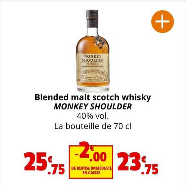 blended malt scotch whisky monkey shoulder