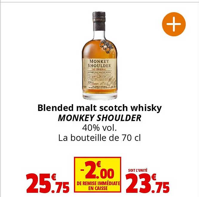 blended malt scotch whisky monkey shoulder