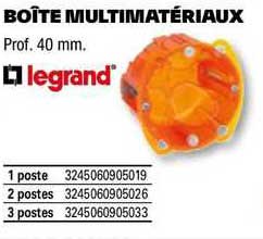boîte multimatériaux legrand