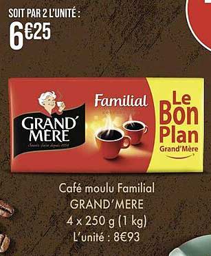 café moulu familial grand' mère