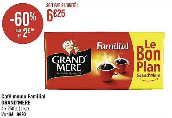 café moulu familial grand'mère