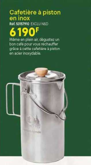 Cafetière à Piston En Inox