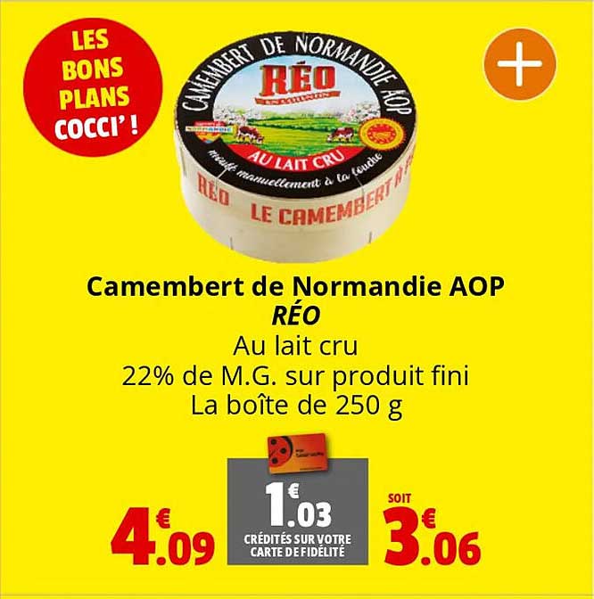 Camembert De Normandie Aop Réo