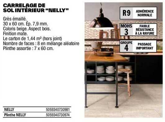 Carrelage De Sol Intérieur "nelly"