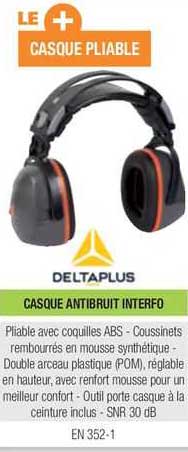 casque antibruit interfo deltaplus