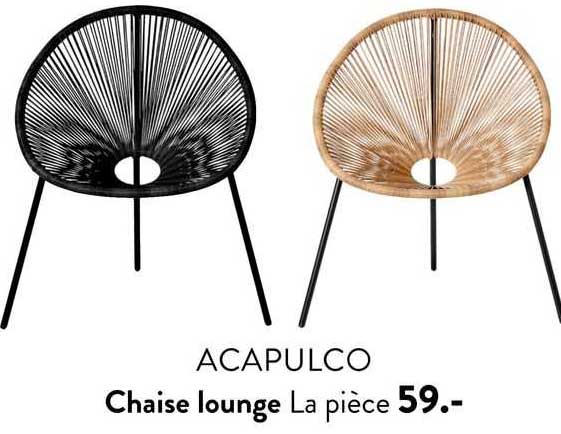 chaise lounge acapulco