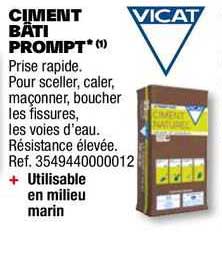 ciment bâti prompt