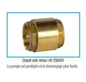 clapet anti-retour réf 256061