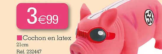 cochon en latex