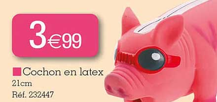 cochon en latex