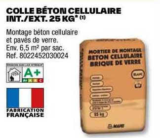 colle béton cellulaire int./ext. 25 kg