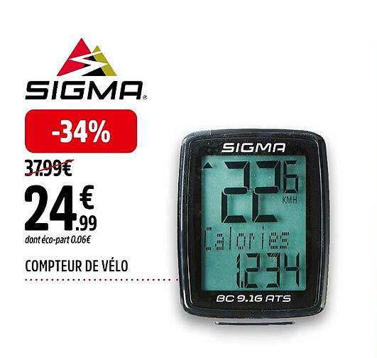 compteur de vélo sigma