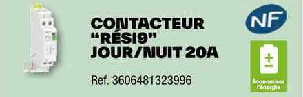 contacteur "rési9" jour/nuit 20a