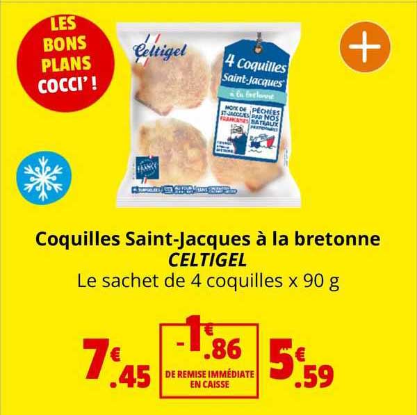 coquilles saint-jacques à la bretonne celtigel