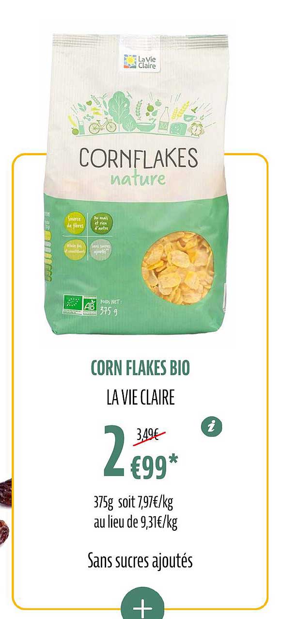 corn flakes bio la vie claire