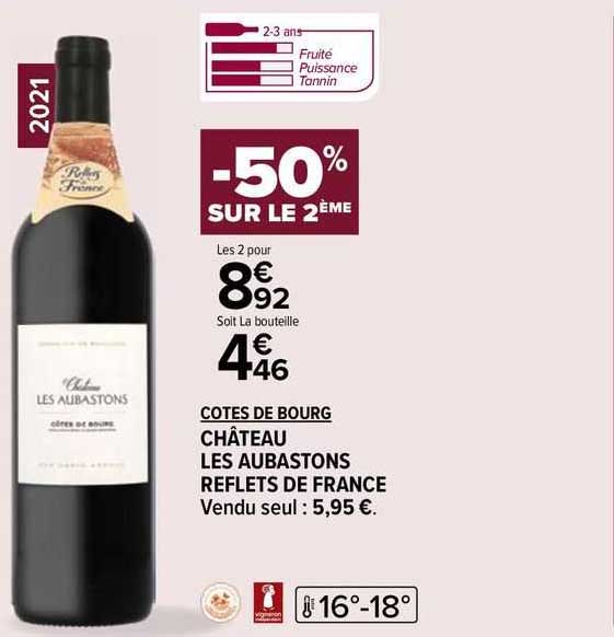 côtes de bourg château les aubastons reflets de france