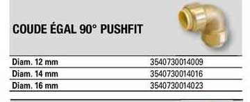 coude égal 90° pushfit