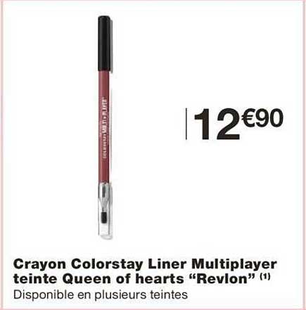 Crayon Colorstay Liner Multiplayer Teinte Queen Of Hearts "revlon"