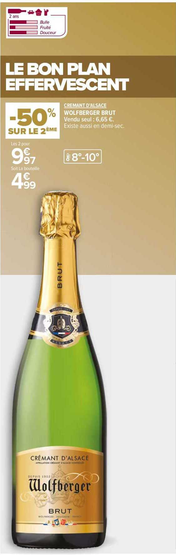 Crémant D'alsace Wolfberger Brut