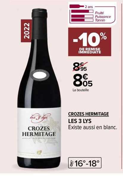 crozes hermitage les 3 lys