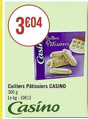 cuillers pâtissiers casino