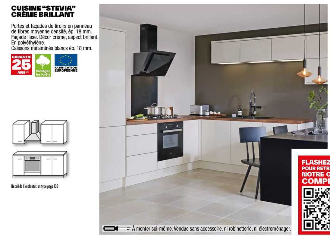 cuisine "stevia" crème brillant