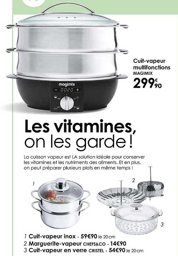 Cuit-vapeur Multifonctions Magmix