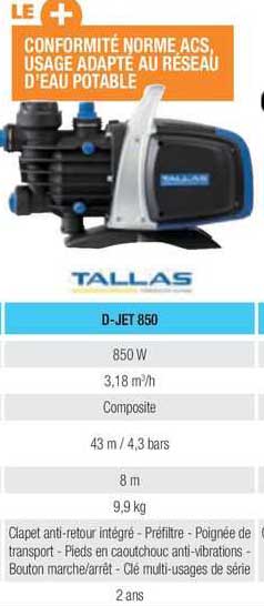 D-jet 850 Tallas