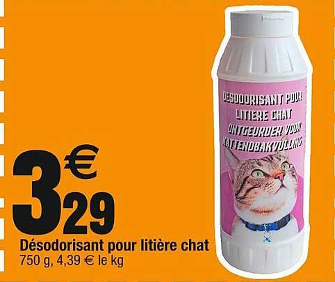 Désodorisant Pour Litière Chat