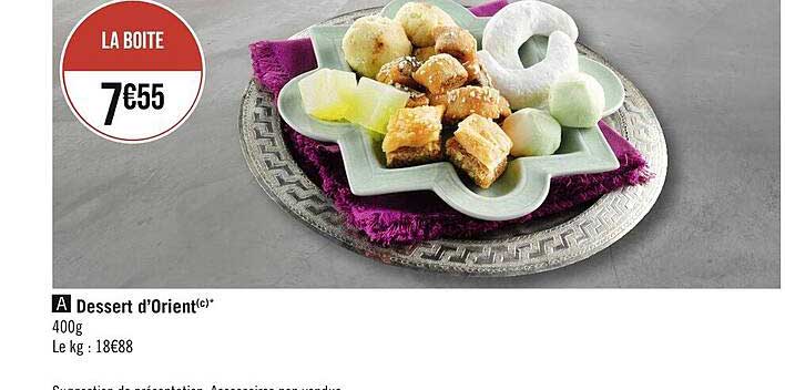dessert d'orient