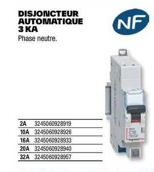 Disjoncteur Automatique 3 Ka