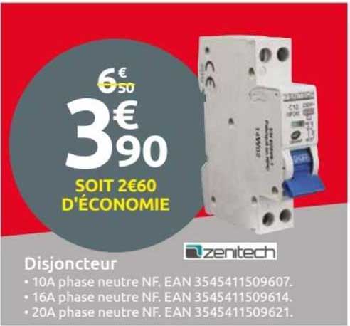 Disjoncteur Zenitech