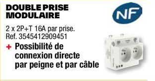double prise modulaire
