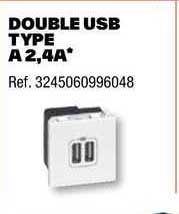 double usb type a 2,4a