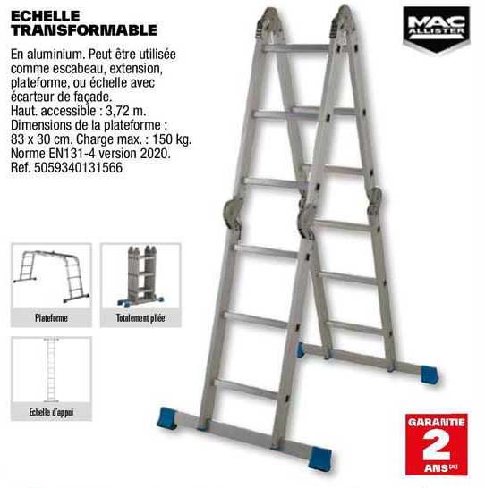 echelle transformable mac allister