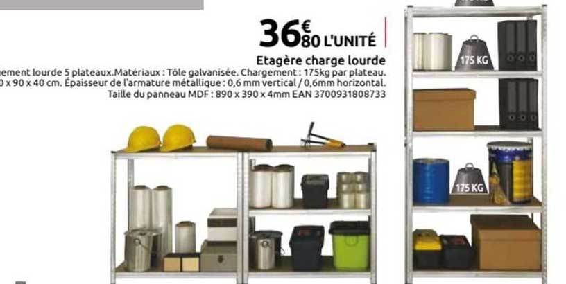étagère charge lourde