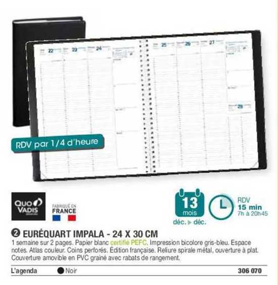 euréquart impala - 24 x 30 cm quo vadis