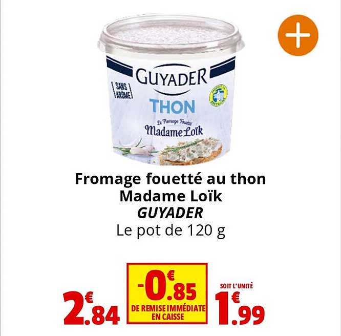 fromage fouetté au thon madame loïk guyader