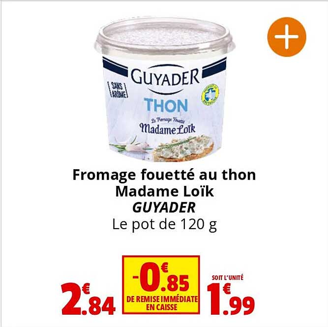 fromage fouetté au thon madame loïk guyader