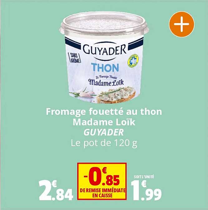 fromage fouetté au thon madame loïk guyader