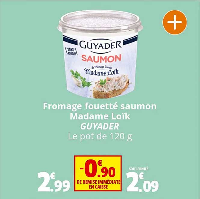 fromage fouetté saumon madame loïk guyader