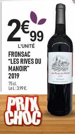 fronsac "les rives du manoir" 2019