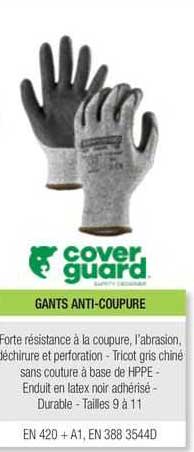gants anti-coupure cover guard