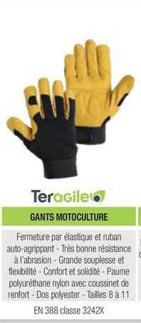gants motculture teragile