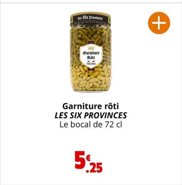 garniture rôti les six provinces