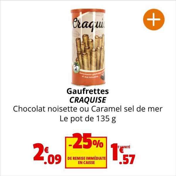 Gaufrettes Craquise