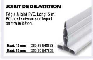 joint de dilatation