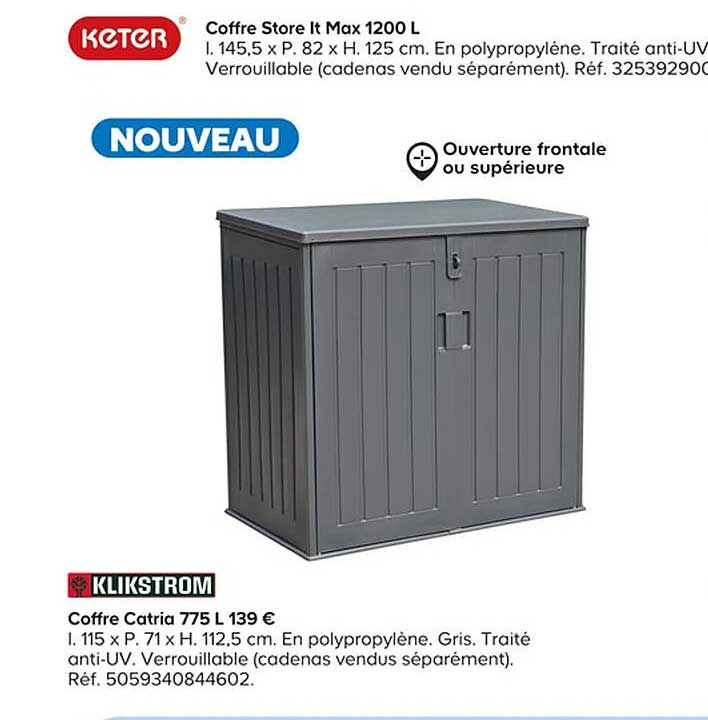 Keter Coffre Store It Max 1200 L