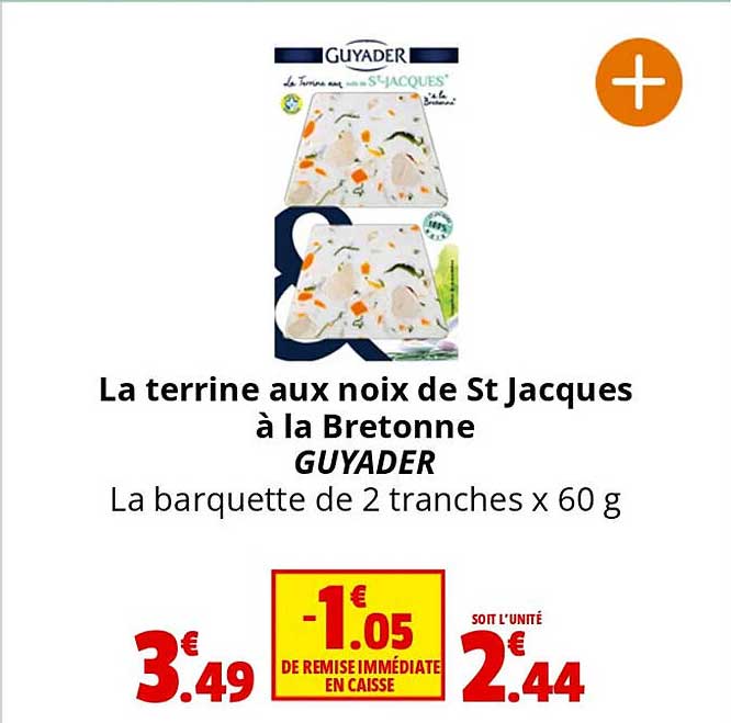 la terrine aux noix et st jacques à la bretonne guyader