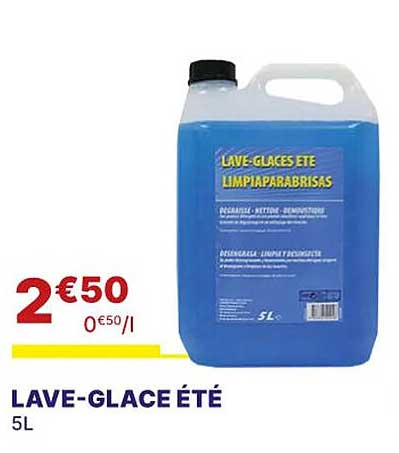 lave-glace été 5 l